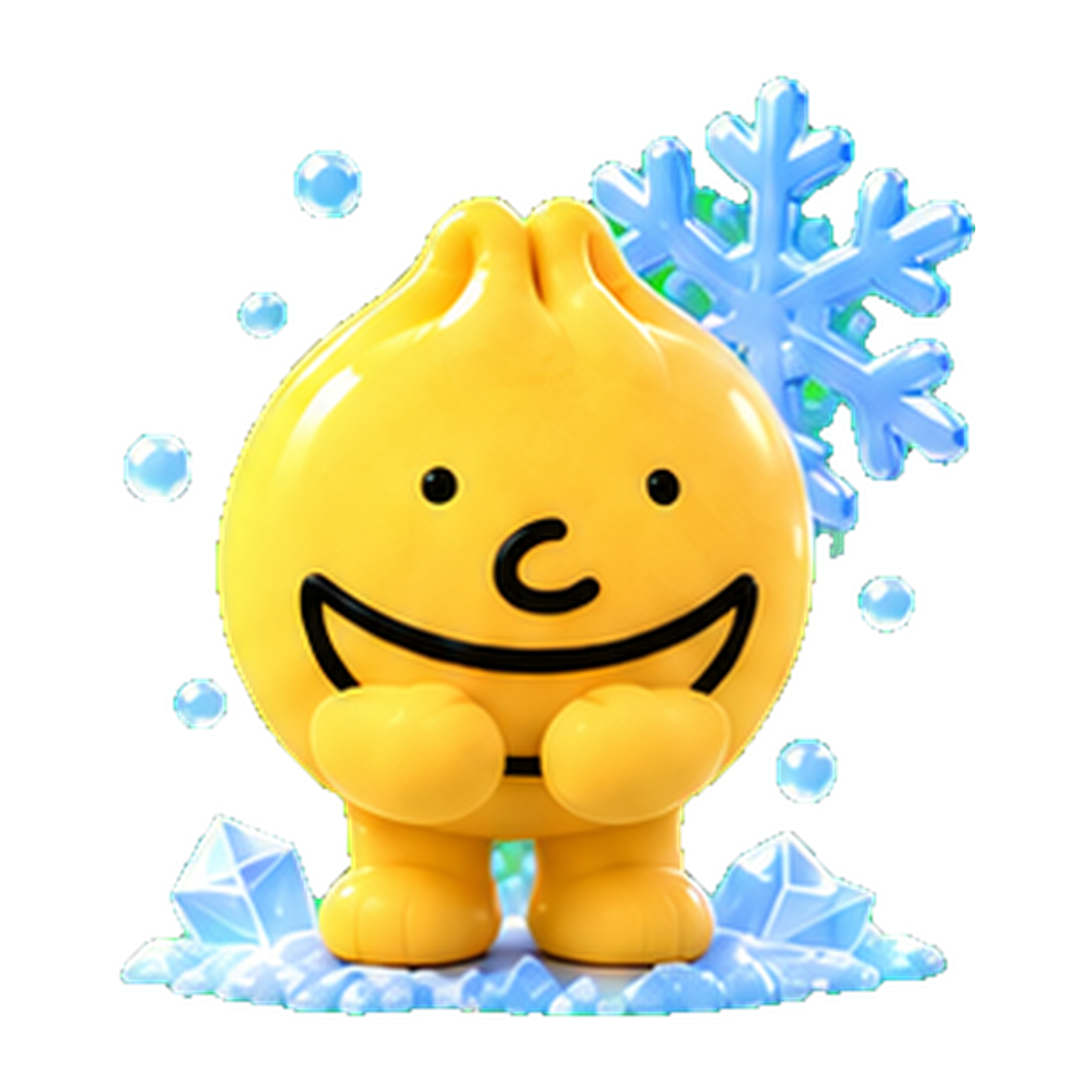 Absolutely Frozen · Grinbao sticker