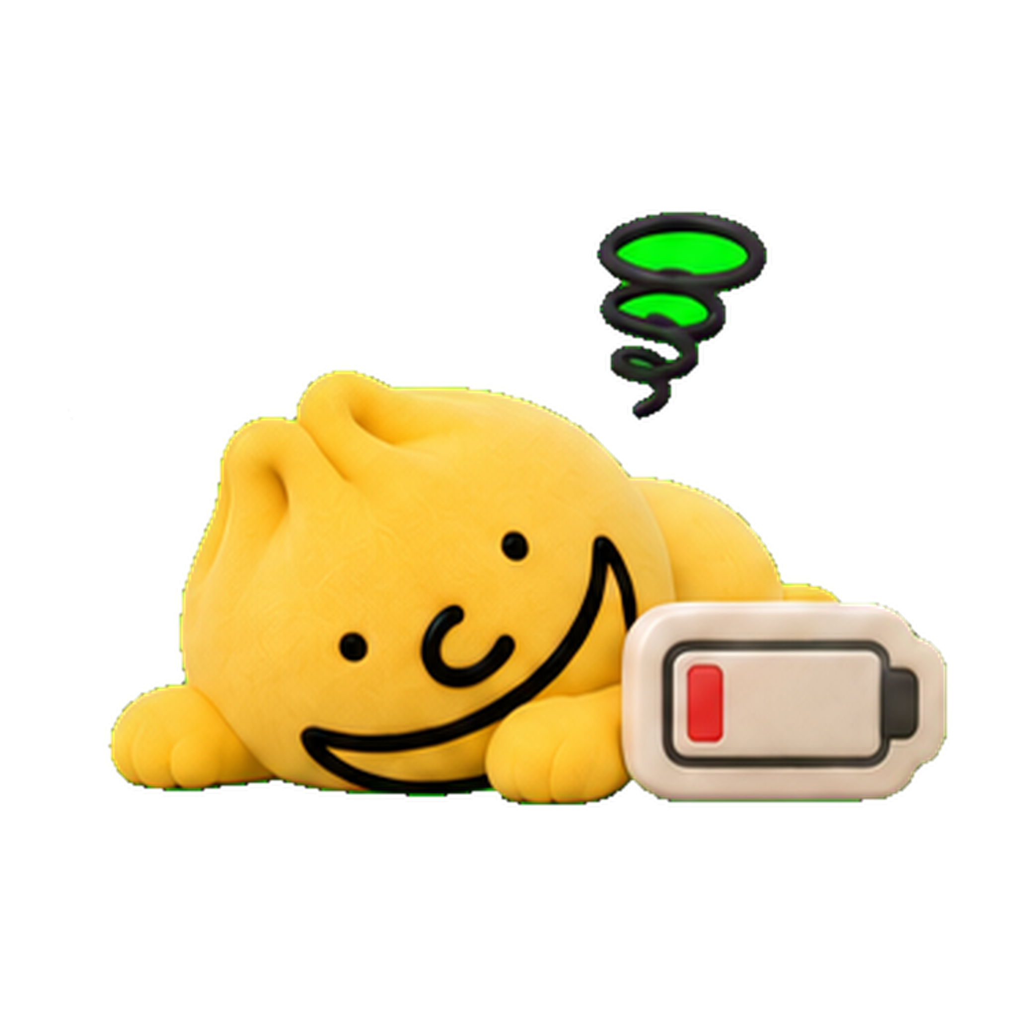 Low Battery · Grinbao sticker