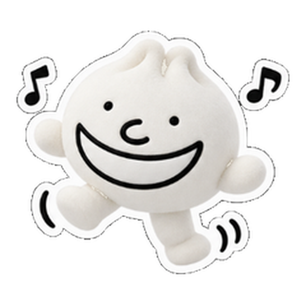 Tiny Happy Dance · Grinbao sticker